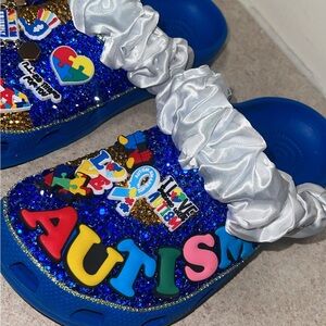 Custom Made “Autism Awareness” crocs